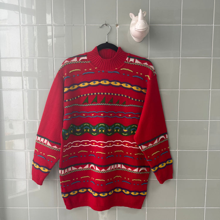 JERSEY RED MULTICOLOR SCHEREZADE