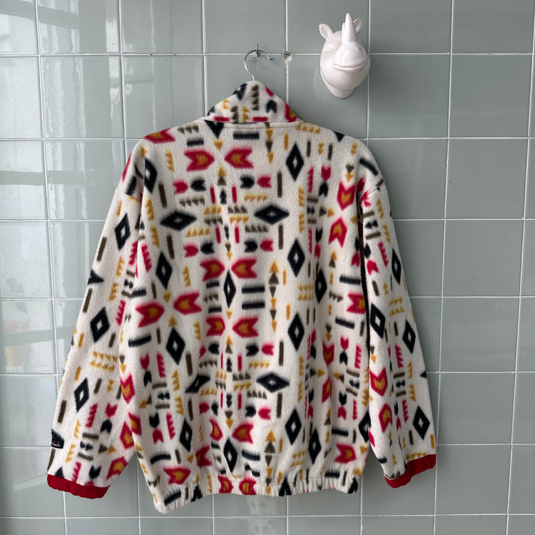 SUDADERA POLAR WHITE MULTICOLOR