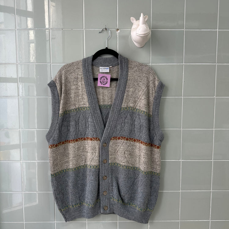 CHALECO JERSEY GREY FISCHER