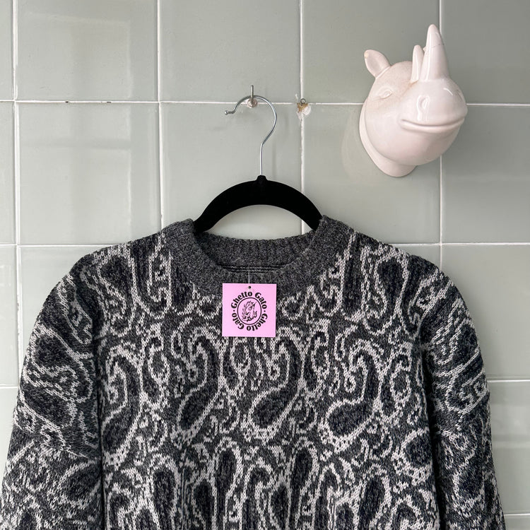 JERSEY GREY PAISLEY