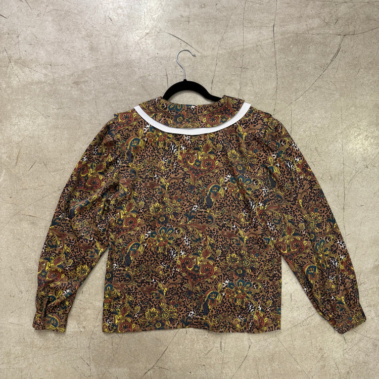 CAMISA MONDO BROWN PRINT