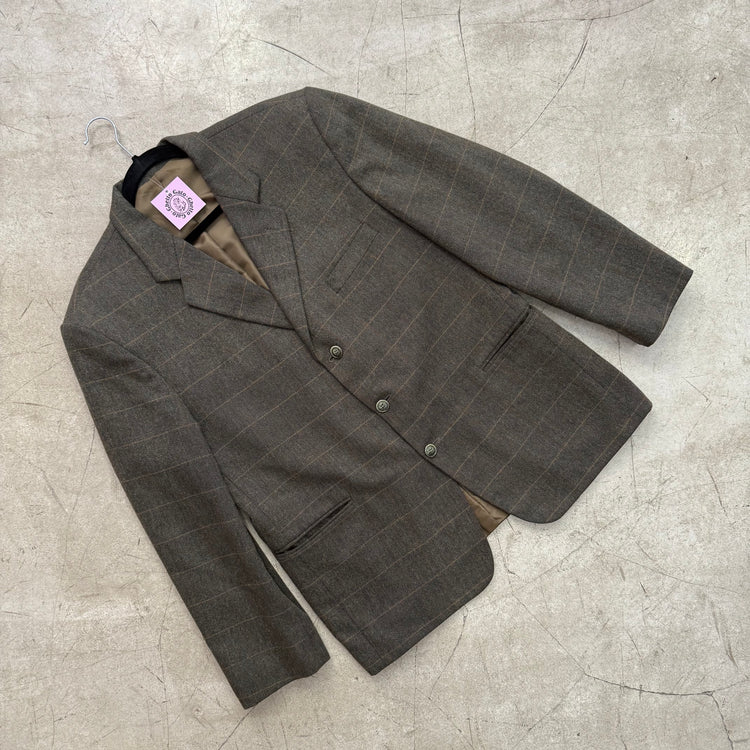 SELINAC BEIGE CORDUROY OVERSIZED BLAZER