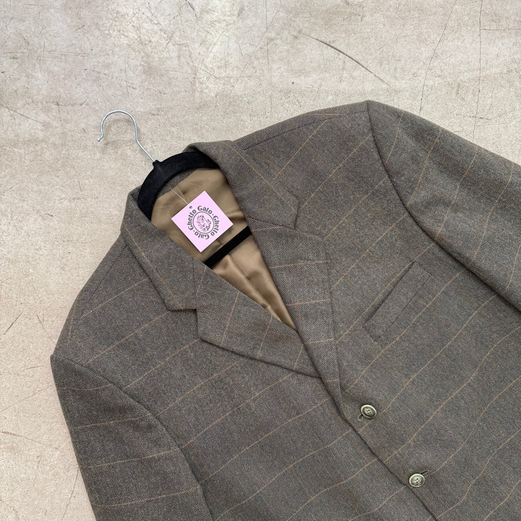 SELINAC BEIGE CORDUROY OVERSIZED BLAZER