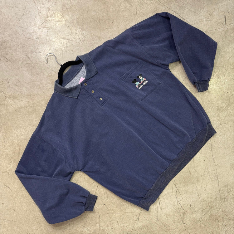 BLAUES DISNEY MICKEY & MINNIE SWEATSHIRT