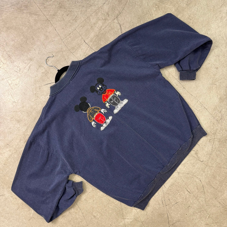 BLAUES DISNEY MICKEY & MINNIE SWEATSHIRT