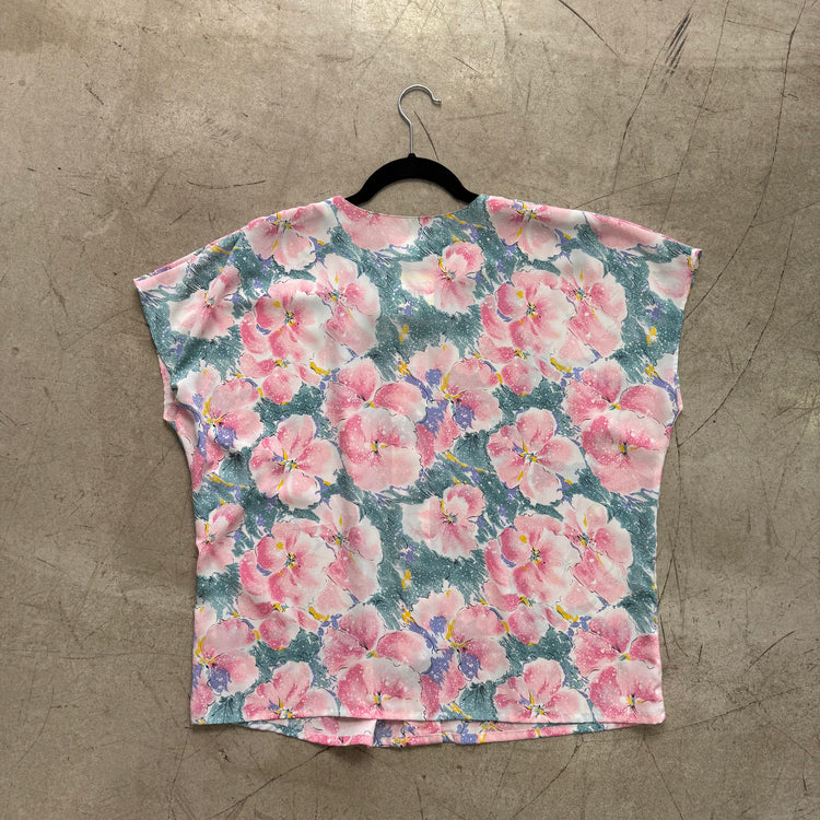 CAMISA FLORAL PASTEL PINK