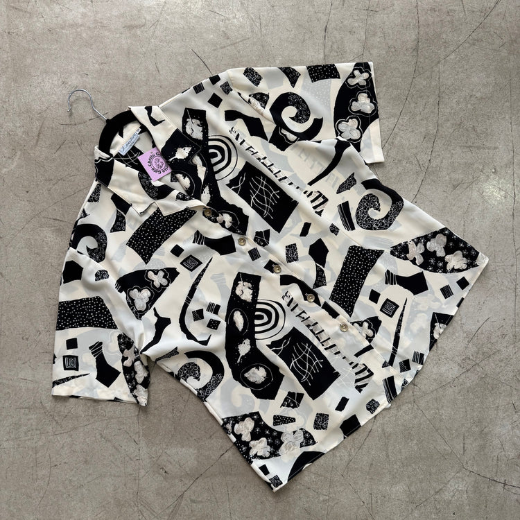 BLACK PRINT DANIELLE PHILIPE SHIRT