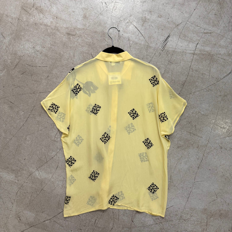 CAMISA AMARILLA FLORAL CERBIONI