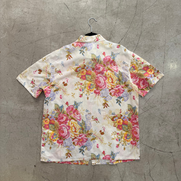 CAMISA FLORAL BEIGE PINK GO-IN