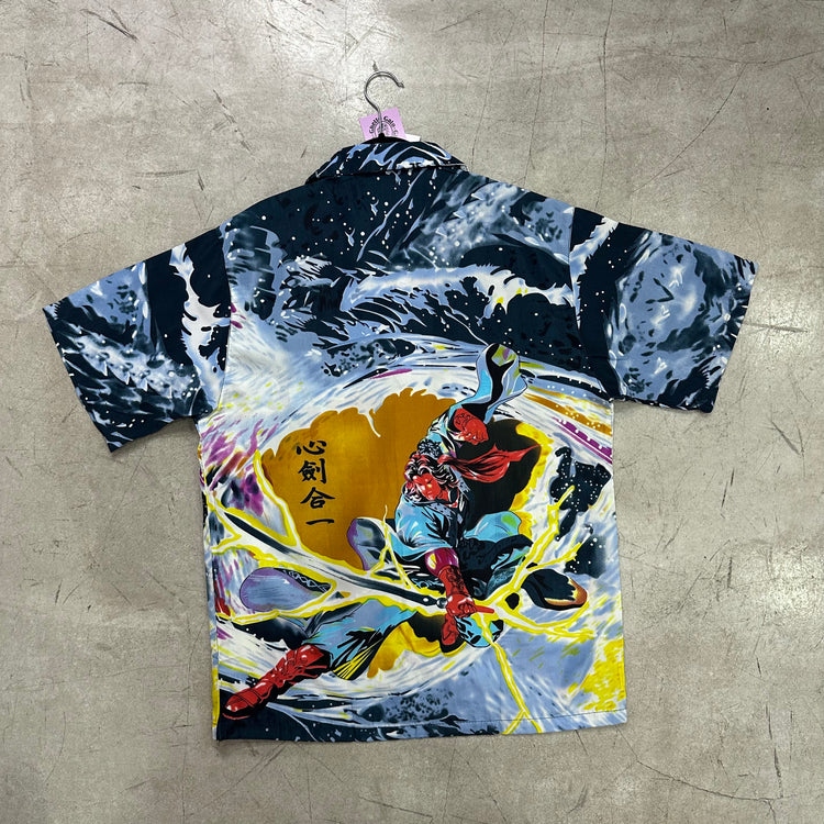 DUNKLES SAMURAI-HEMD