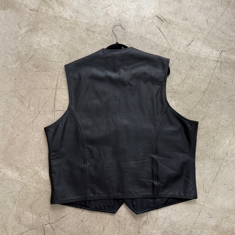 SCHWARZE WESTE AUS RAYO-LEDER