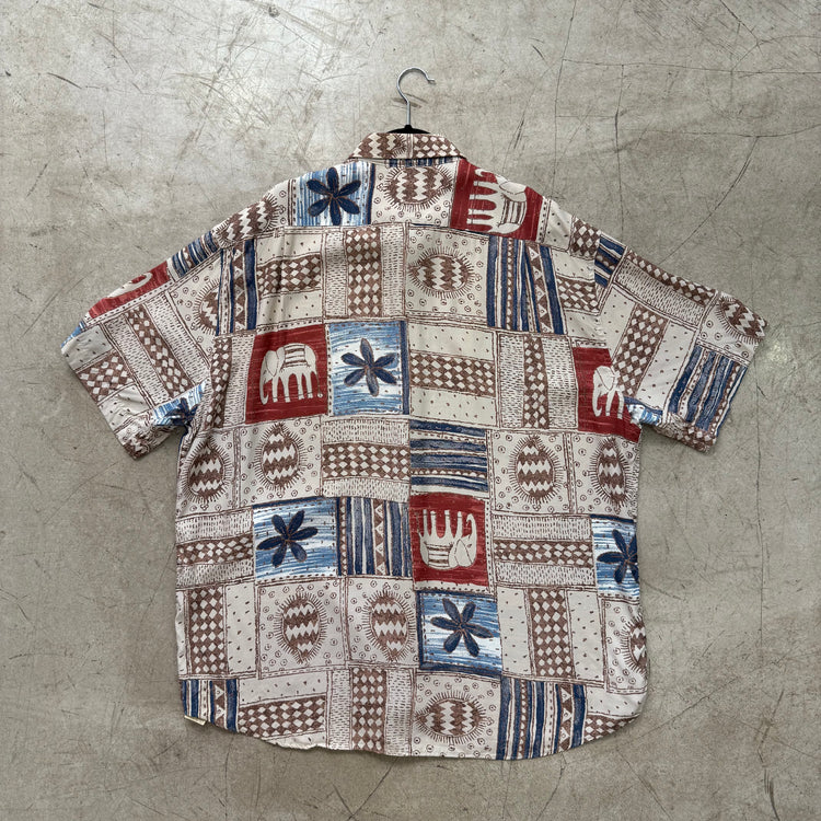 CAMISA BEIGE PRINT FARKS