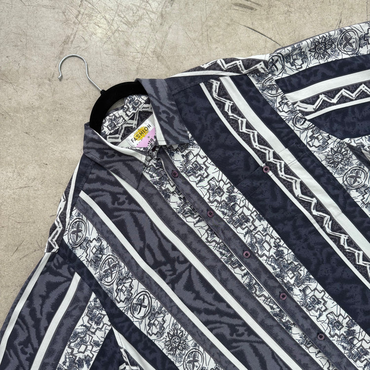 CAMISA GREY PRINT WHITE