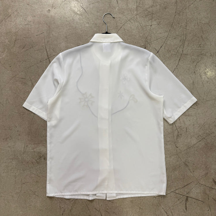 CAMISA WHITE NAVY BORDADO NEW FAST
