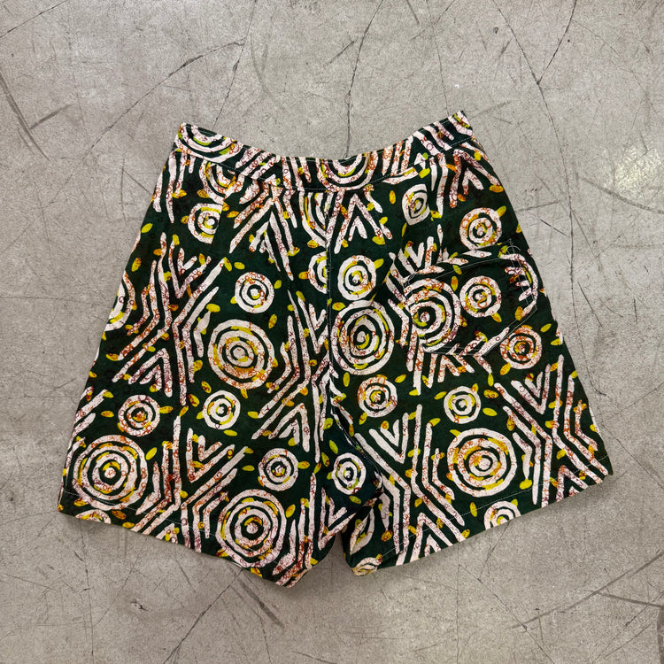 SHORT FLUIDO GREEN PRINT