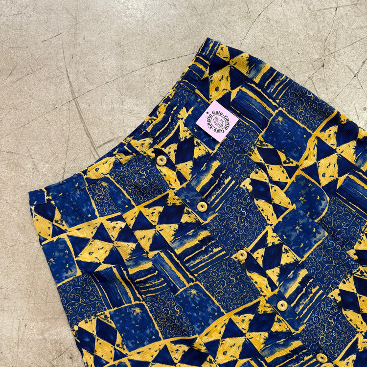 FALDA BLUE YELLOW BOTONES