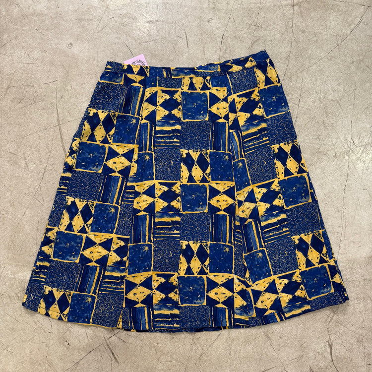 FALDA BLUE YELLOW BOTONES