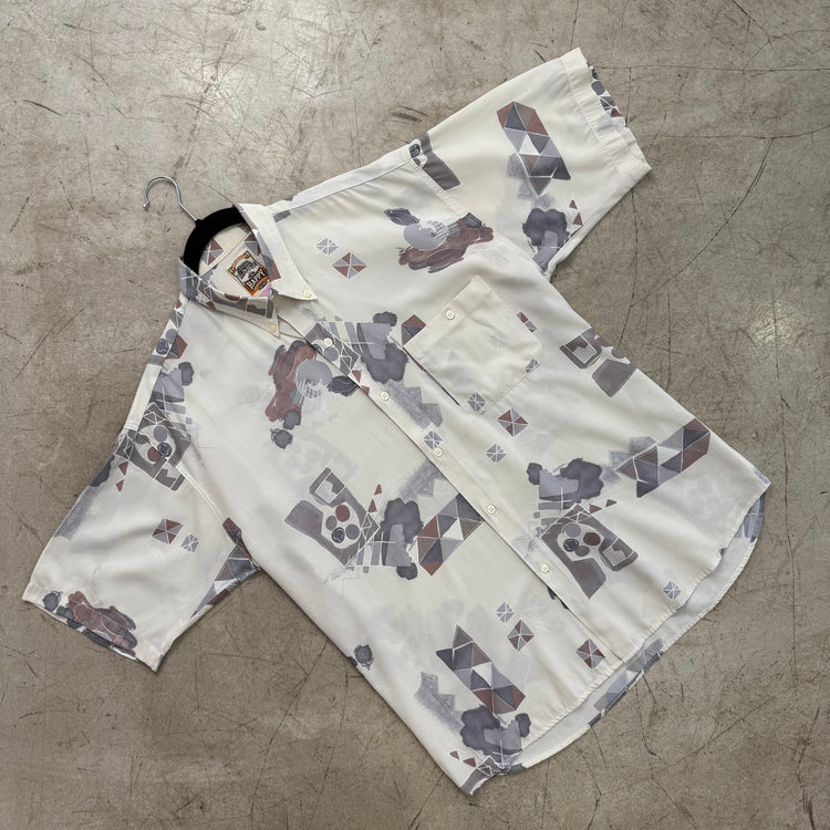 HAPPY-HEMD MIT ROHEM PRINT