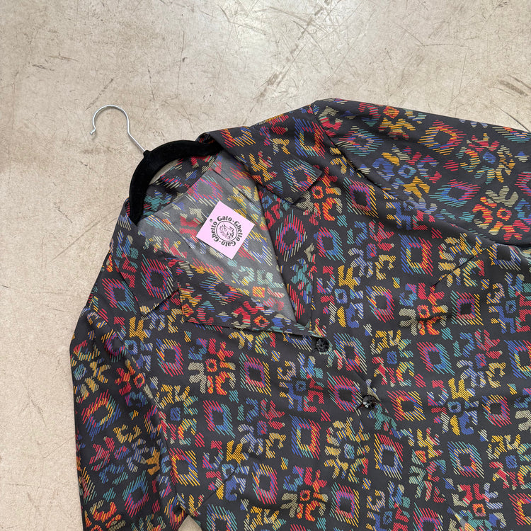 CAMISA BLACK PRINT MULTICOLOR