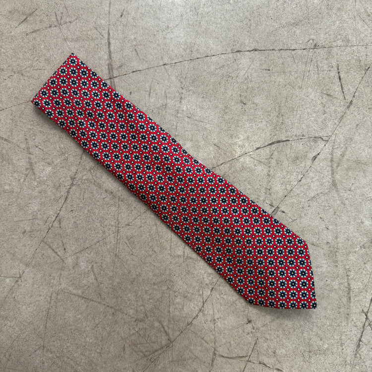 CORBATA RED FLORAL SANDO CONELLI