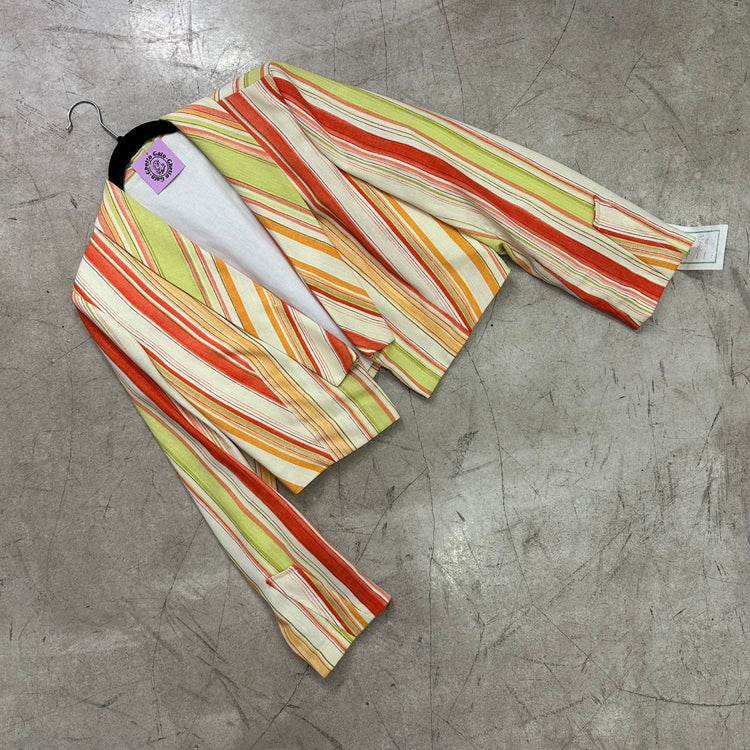 BLAZER RAYAS BEIGE ORANGE