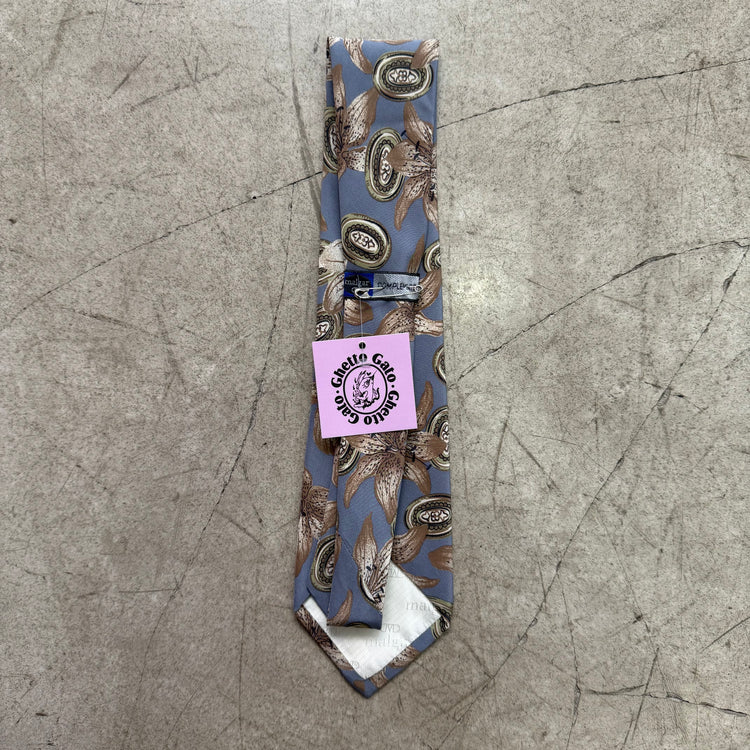 CORBATA FLORAL BLUE MALGAR