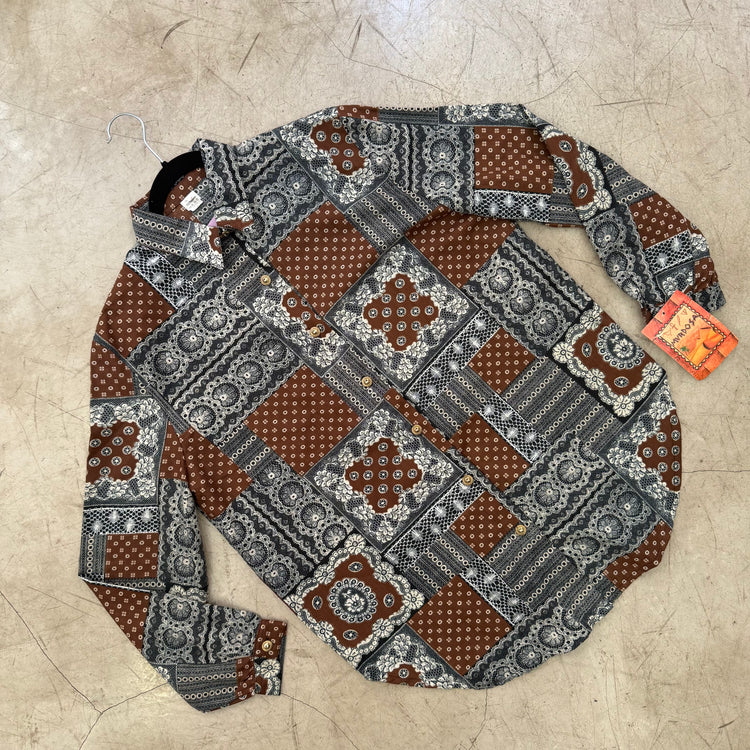 CAMISA BN BROWN PRINT MVRDOSA