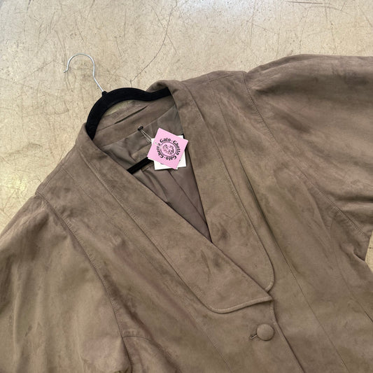 BRAUNE BIKERBOMBERJACKE AUS LEDER