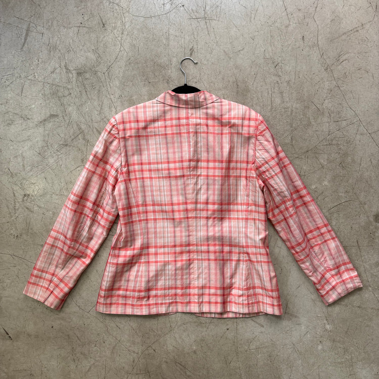SILK PEPLUM BLAZER JACKET