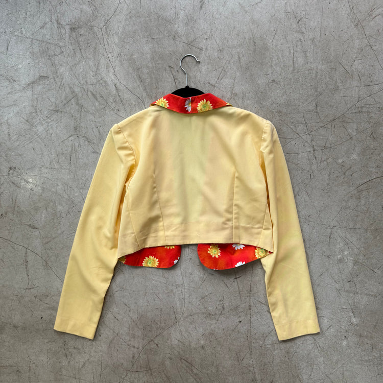 BLAZERJACKE AUS SEIDE MIT SCHÖPFCHEN