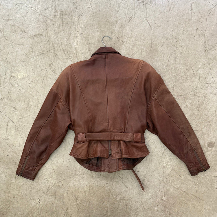 Schwarze Bomberjacke aus Wildleder