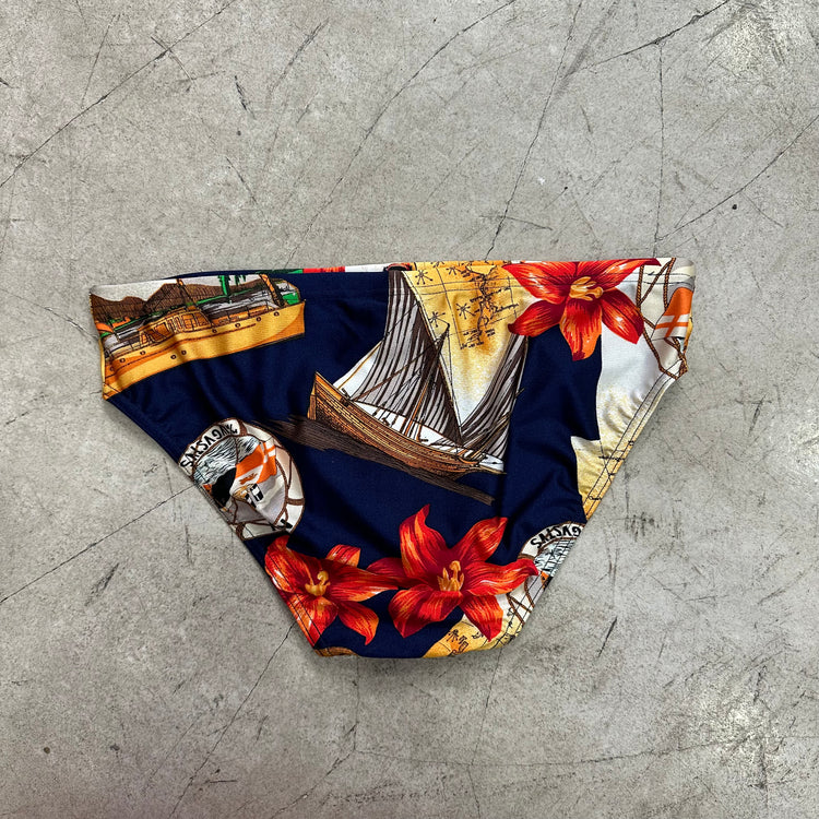 BAÑADOR SLIP PRINT BAROQUE BLUE