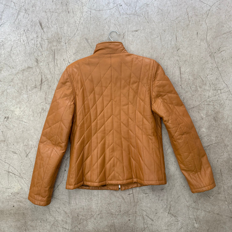 CHAQUETA PIEL Y2K VICTOR SANJUAN