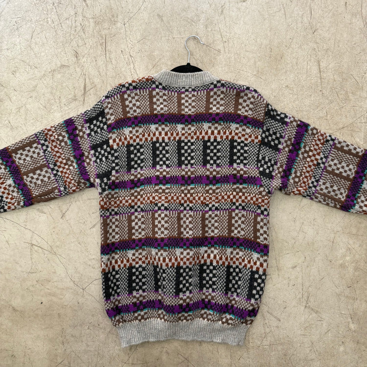 JERSEY BENETTON GREY MULTICOLOR