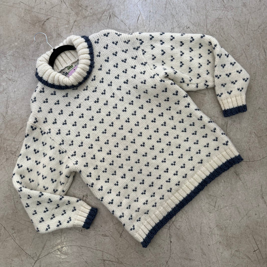 JERSEY WHITE BLUE LANA ALB NATUR