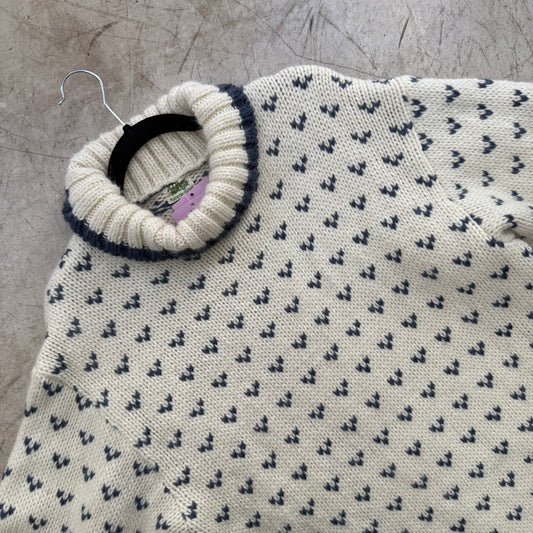 JERSEY WHITE BLUE LANA ALB NATUR