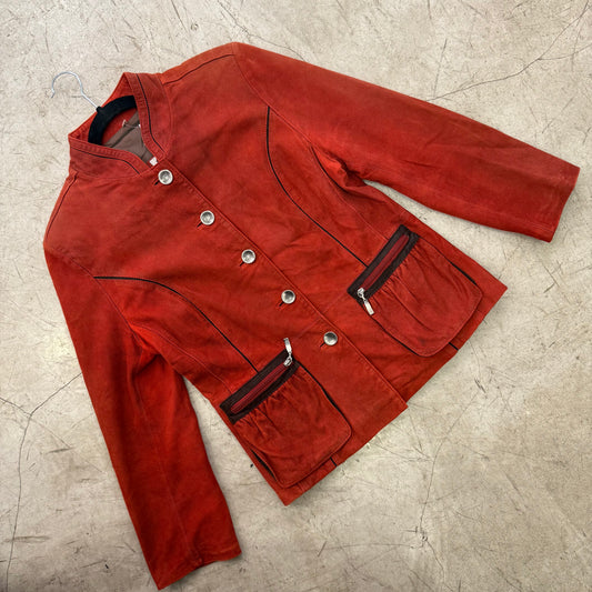 CHAQUETA PIEL ROJA IBIPIEL