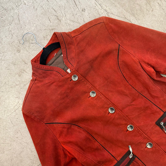 CHAQUETA PIEL ROJA IBIPIEL