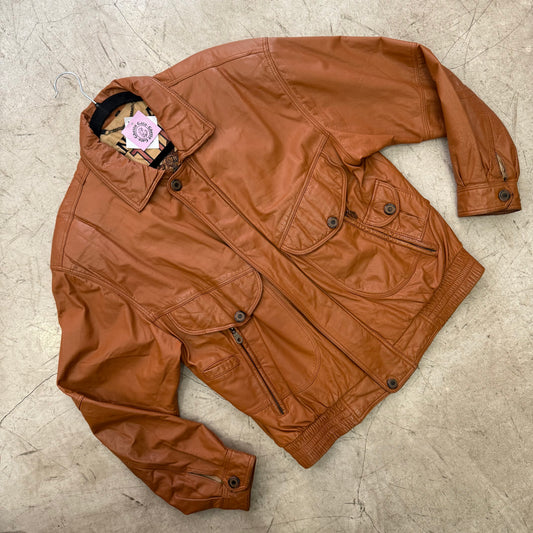BOMBER PIEL BROWN CANADIAN