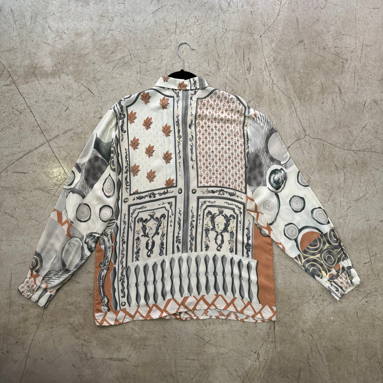 CAMISA BEIGE PRINT VECHY