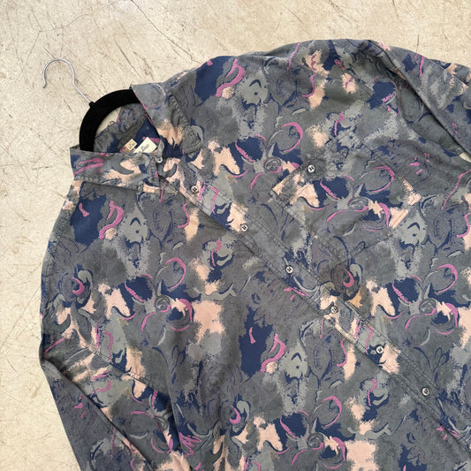 CAMISA SEDA GREEN PRINT ANGELO LITRICO