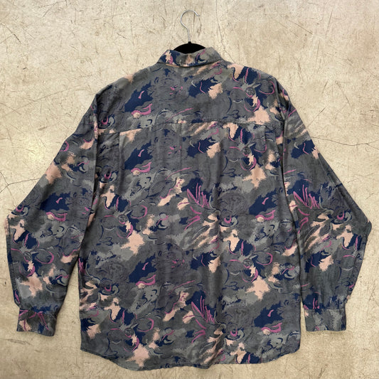 CAMISA SEDA GREEN PRINT ANGELO LITRICO