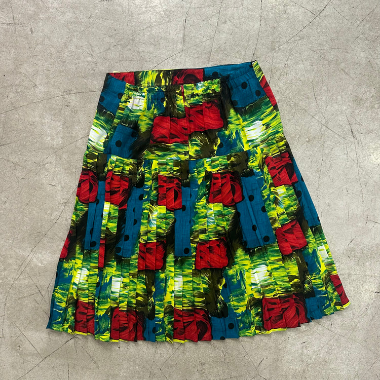 FALDA PLISADA MULTICOLOR