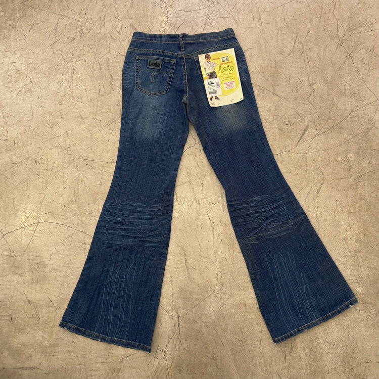 PANTALÓN VAQUERO LOIS CAMPANA ARRUGAS 223