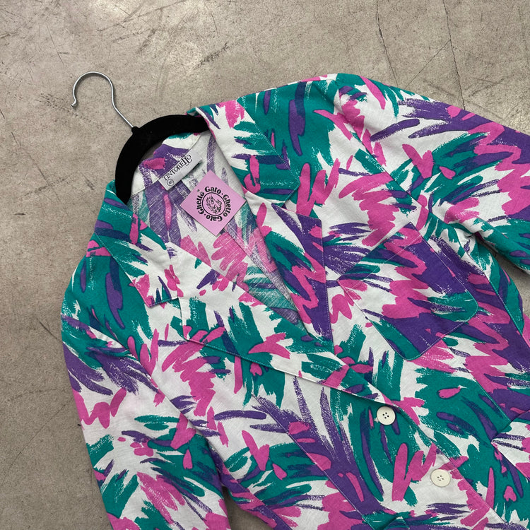MULTICOLOR BLAZER SET 80s TINTORETTO
