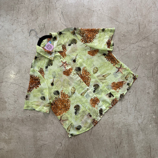 CAMISA GREEN CARACOLAS GASA