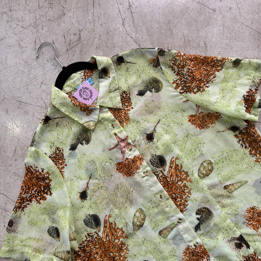 CAMISA GREEN CARACOLAS GASA