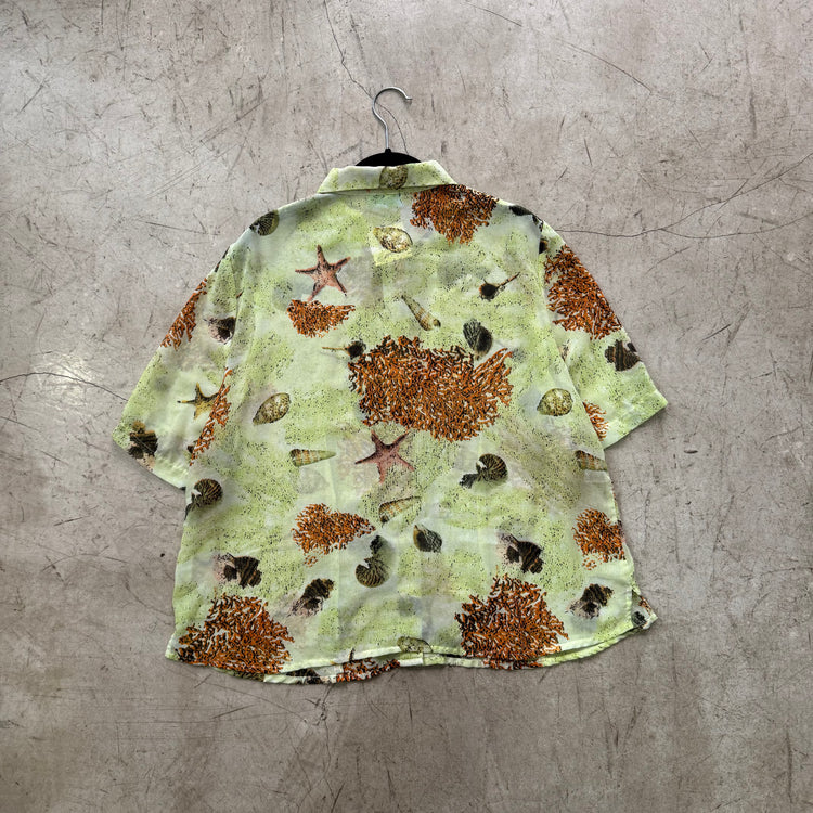 CAMISA GREEN CARACOLAS GASA