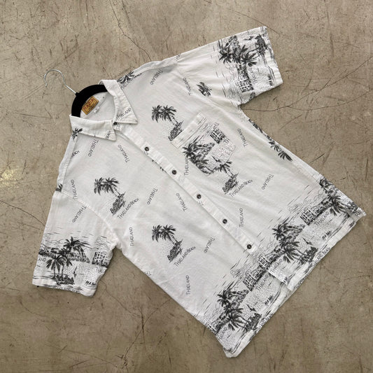 CAMISA HAWAIANA WHITE THAILAND RAZIA