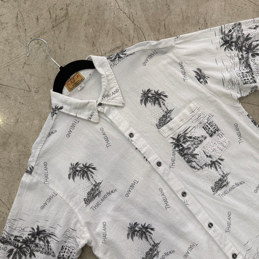 CAMISA HAWAIANA WHITE THAILAND RAZIA
